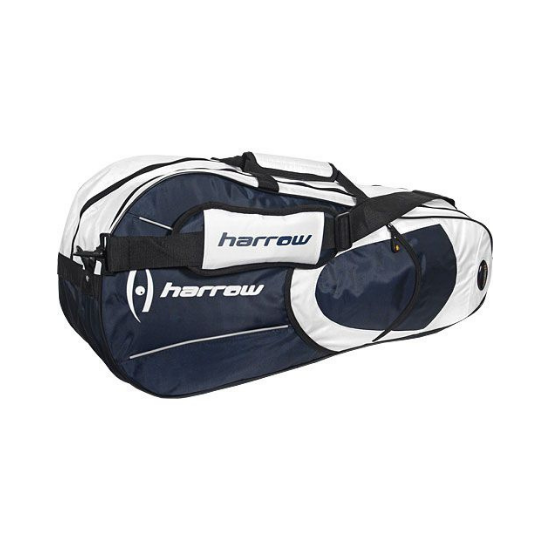 Black/Silver Harrow 6-Racquet Bag 