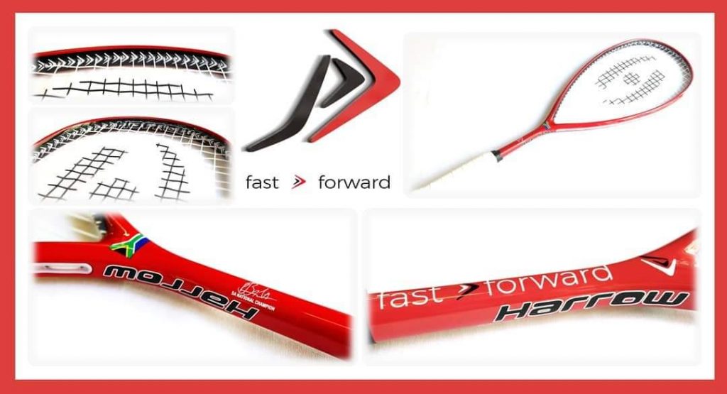 Harrow Fast ForwardJP Brits Signature Squash Racket (Harrow Response