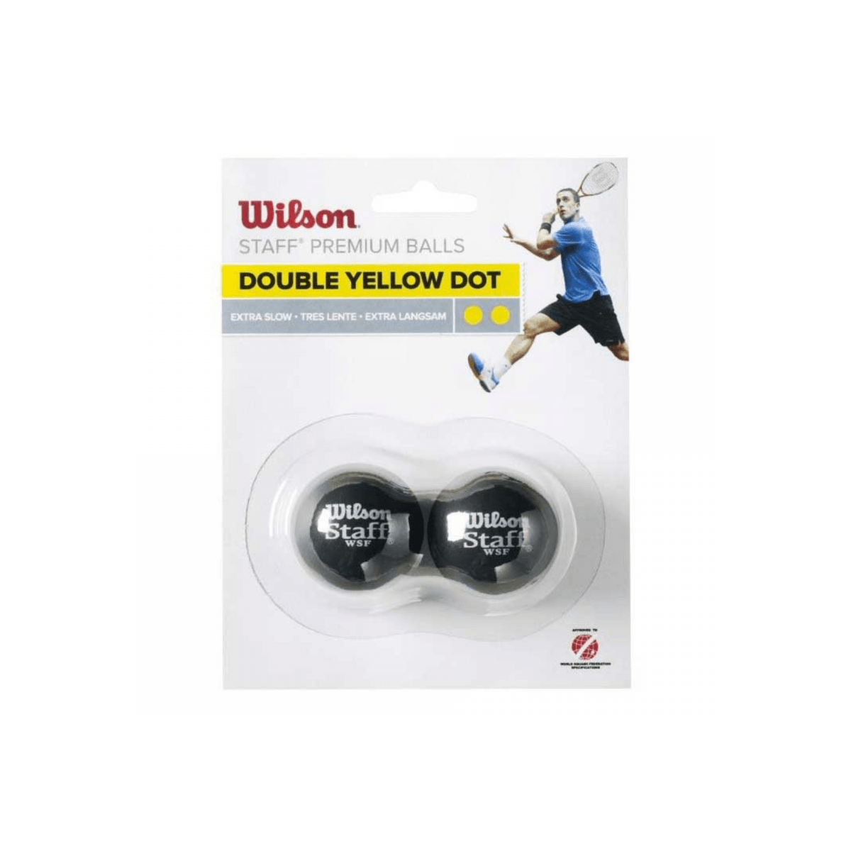 Wilson Double Yellow Squash Ball(2Pack) Squash Buddy Everything