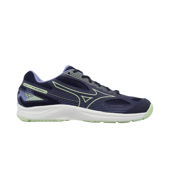 Mizuno Cyclone Speed 4 Shoe (Evening Blue/Techno Green/Lolite