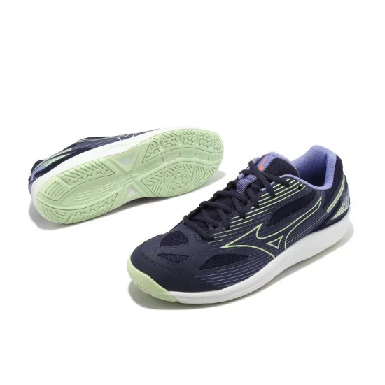 Mizuno Cyclone Speed 4 Shoe (Evening Blue/Techno Green/Lolite