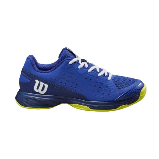 WILSON RUSH PRO JR L (BLUING/BLUE PRINT/SAFETY YELLOW) WRS331860
