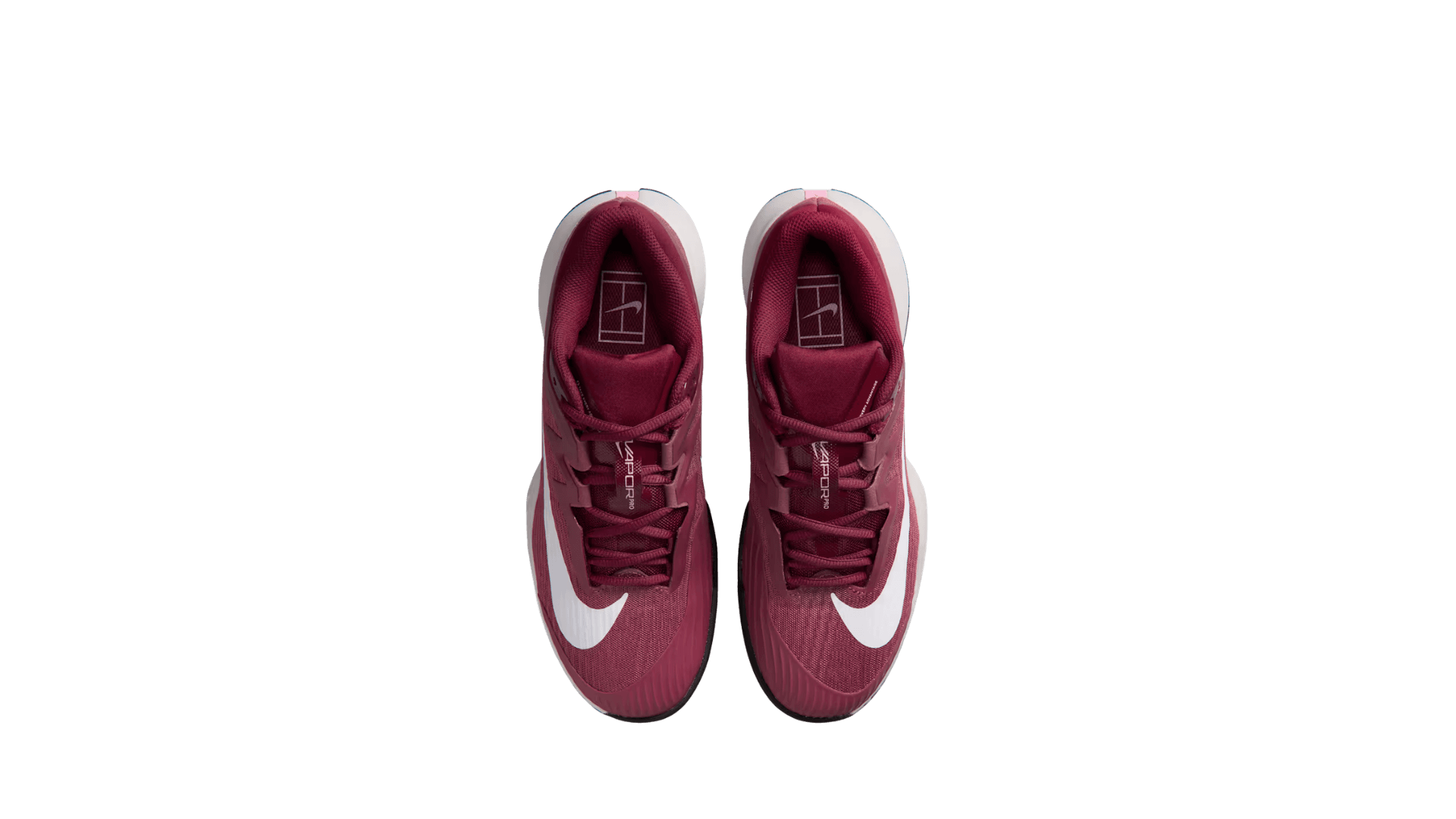 Ladies Nike Court Va Tennis Shoe (NIKET030) PinkSmoke/WHI - Image 3
